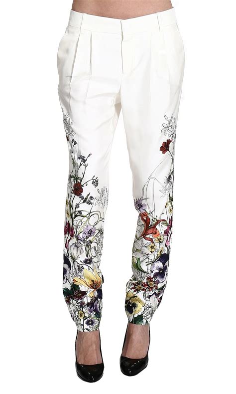 gucci floral shorts|gucci high waisted pants.